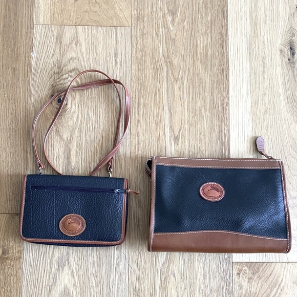 Dooney & Burke clutch and cross body bag - Picture 1 of 12